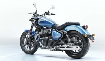 Super Meteor 650 Astral Blue avec sacoche, pare brise, dossier full